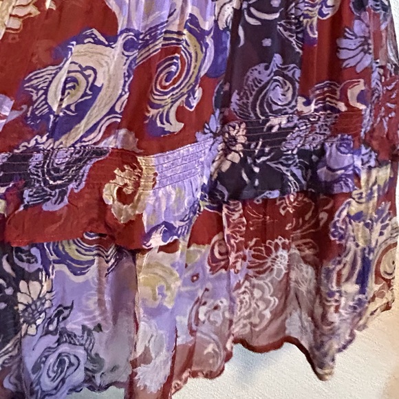 NWOT Anthropologie Marais Printed chiffon mini dress - Picture 10 of 13